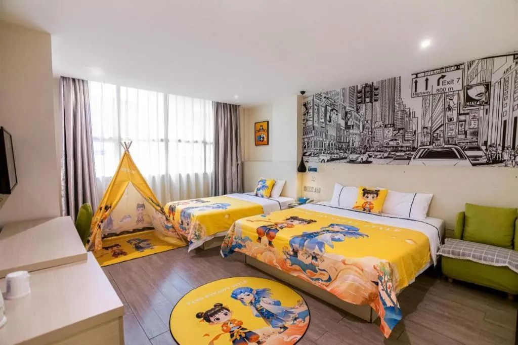 Bed in City Comfort Inn Guangzhou Dashi Metro Station Zoo Main Branch