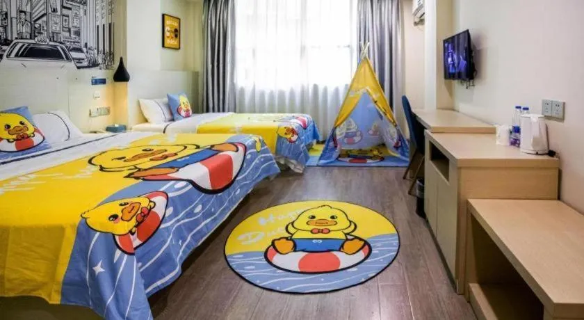 Bed in City Comfort Inn Guangzhou Dashi Metro Station Zoo Main Branch