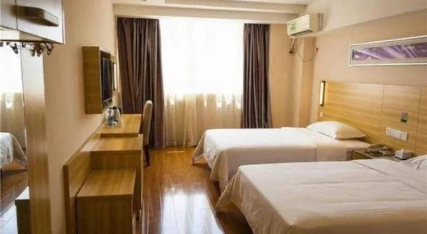 Bed in Jtour Inn Wuhan Hankou Railway East Plaza