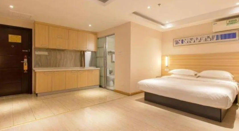 Bed in Jtour Inn Wuhan Hankou Railway East Plaza