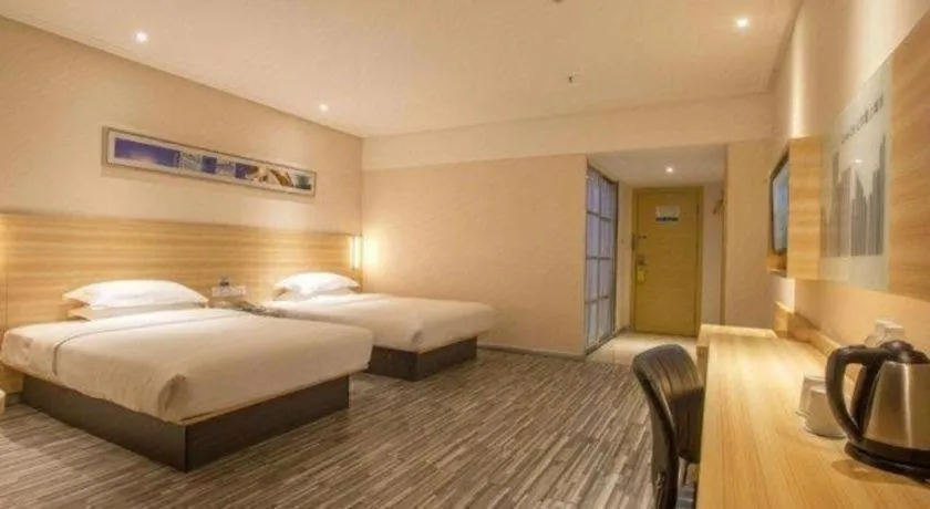 Bed in Jtour Inn Wuhan Hankou Railway East Plaza