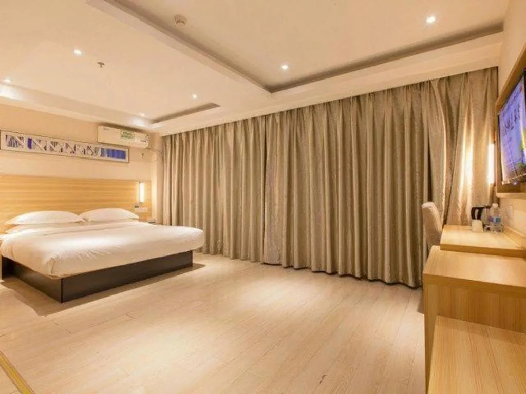 Bed in Jtour Inn Wuhan Hankou Railway East Plaza
