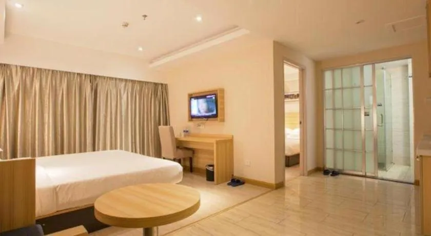 Bed in Jtour Inn Wuhan Hankou Railway East Plaza