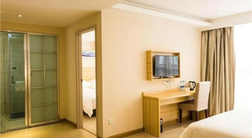 Bed in Jtour Inn Wuhan Hankou Railway East Plaza