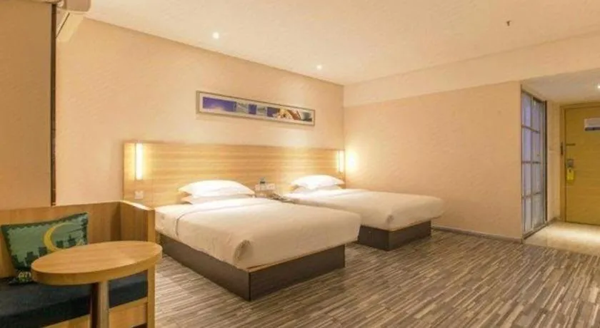 Bed in Jtour Inn Wuhan Hankou Railway East Plaza