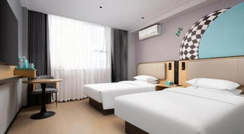 Bed in City Comfort Inn Wuhan Dongwu Avenue Light Rail Station