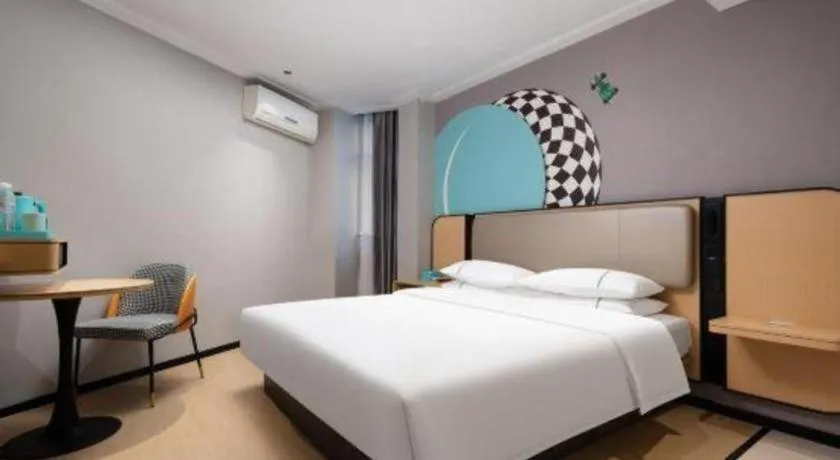 Bed in City Comfort Inn Wuhan Dongwu Avenue Light Rail Station