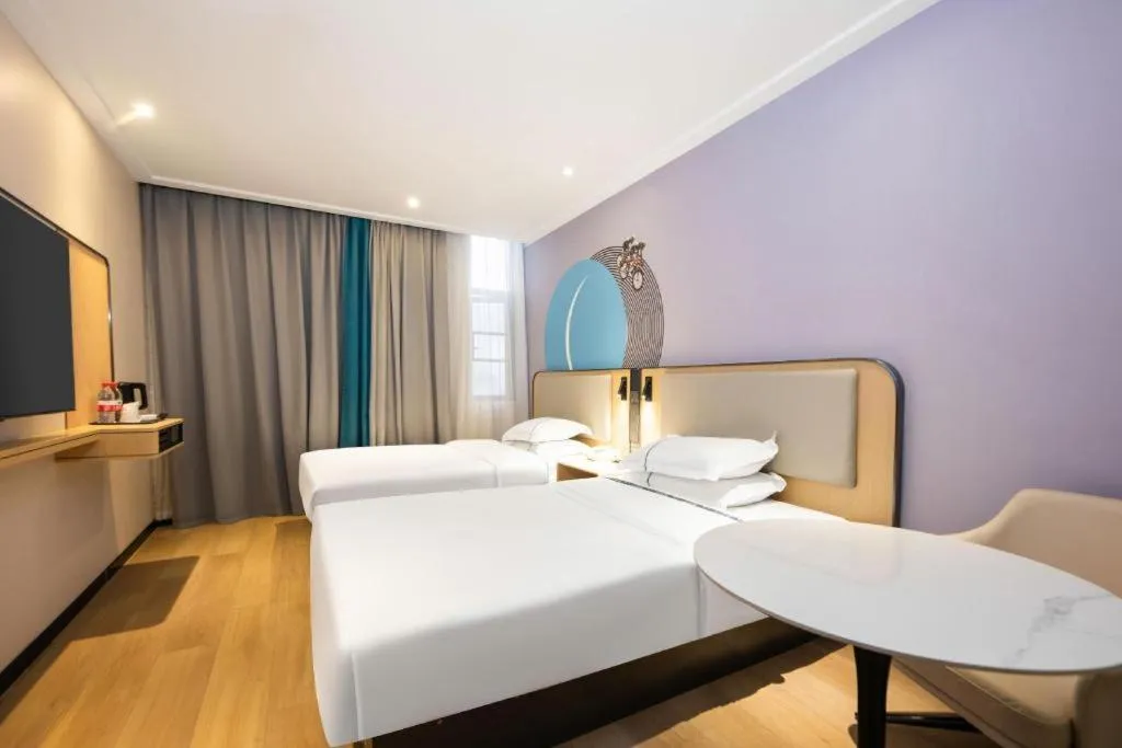 Bed in City Comfort Inn Xiao'gan City Beijing Road