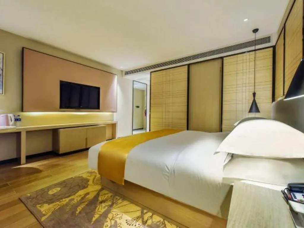 Bed in Echarm Hotel Anshun High-speed Railway Station Jichang Road