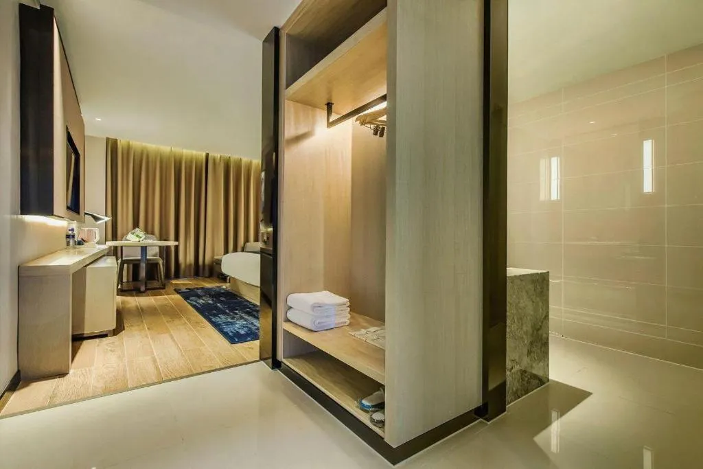 Bed in Echarm Hotel Anshun High-speed Railway Station Jichang Road