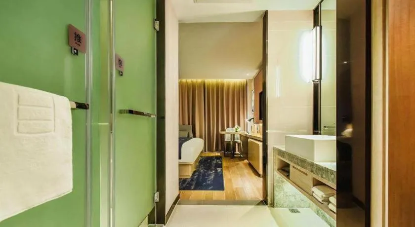 Bed in Echarm Hotel Anshun High-speed Railway Station Jichang Road