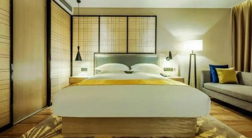 Bed in Echarm Hotel Anshun High-speed Railway Station Jichang Road