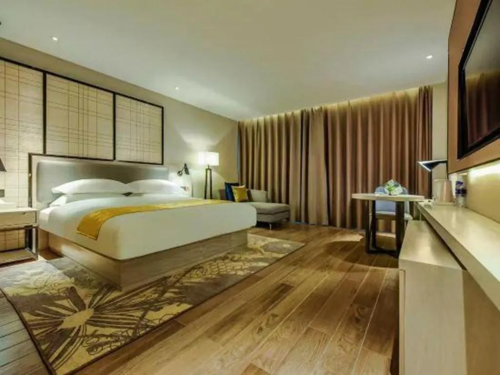 Bed in Echarm Hotel Anshun High-speed Railway Station Jichang Road