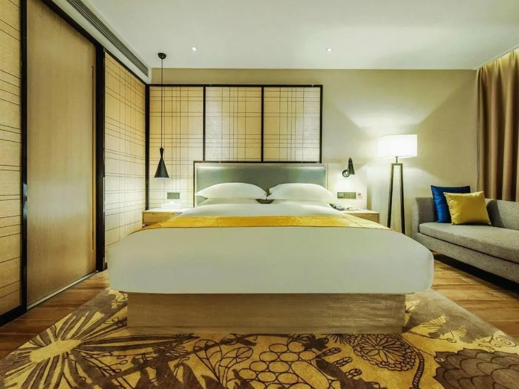 Bed in Echarm Hotel Anshun High-speed Railway Station Jichang Road