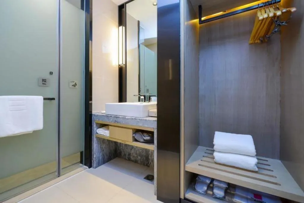 Bed in Echarm Hotel Anshun High-speed Railway Station Jichang Road