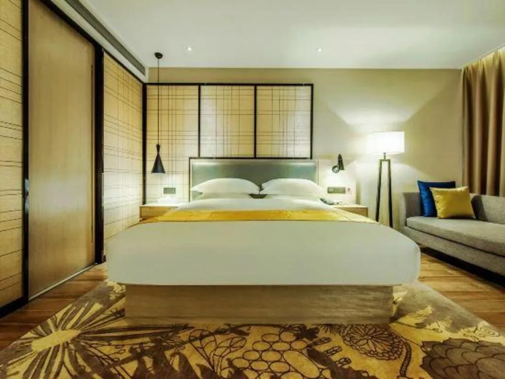 Bed in Echarm Hotel Anshun High-speed Railway Station Jichang Road