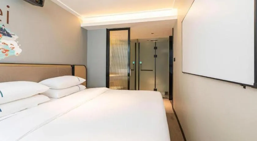 Bed in City Comfort Inn Wuhan Huangxiaohe Road Huaqiao