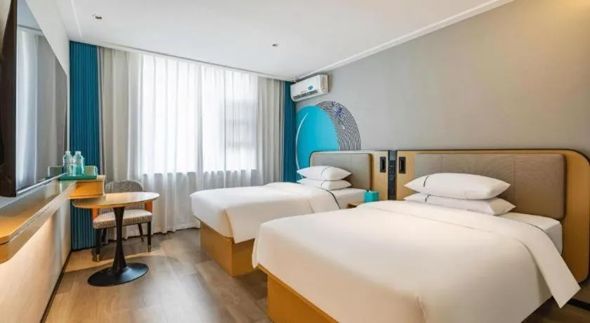 Bed in City Comfort Inn Wuhan Huangxiaohe Road Huaqiao