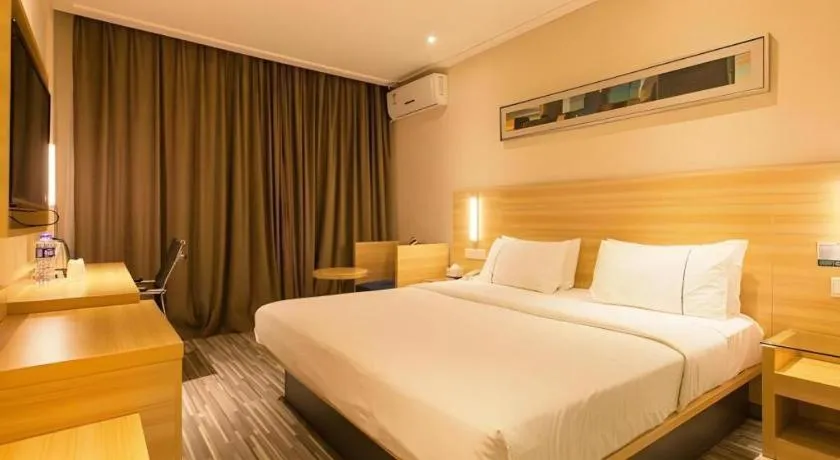 Bed in City Comfort Inn Wuhan Huangxiaohe Road Huaqiao