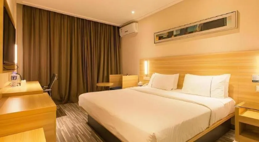 Bed in City Comfort Inn Wuhan Huangxiaohe Road Huaqiao