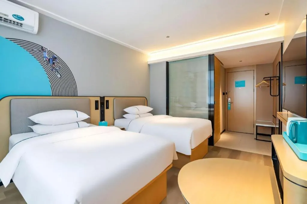 Bed in City Comfort Inn Wuhan Huangxiaohe Road Huaqiao