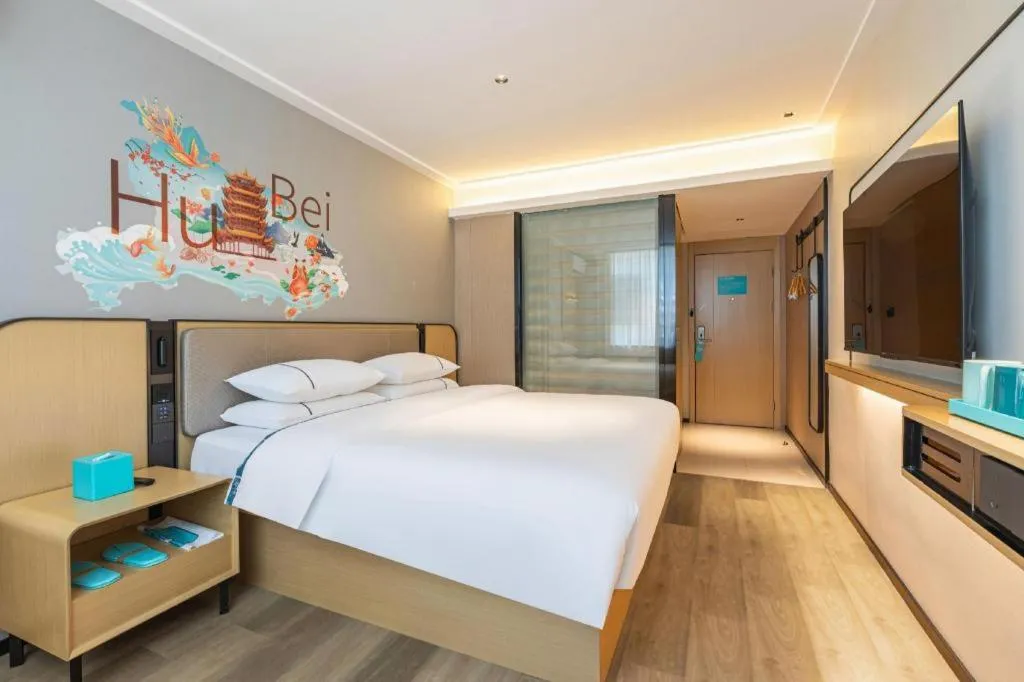 Bed in City Comfort Inn Wuhan Huangxiaohe Road Huaqiao