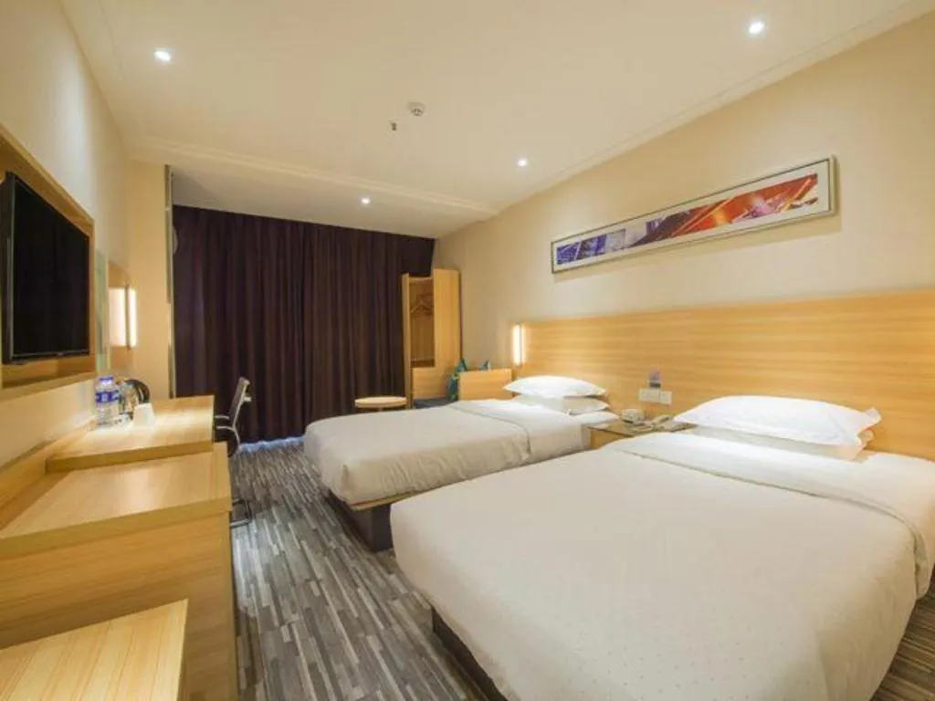 Bed in City Comfort Inn Wuhan Guanggu Textile University