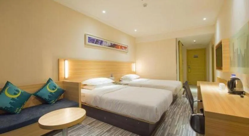 Bed in City Comfort Inn Wuhan Guanggu Textile University