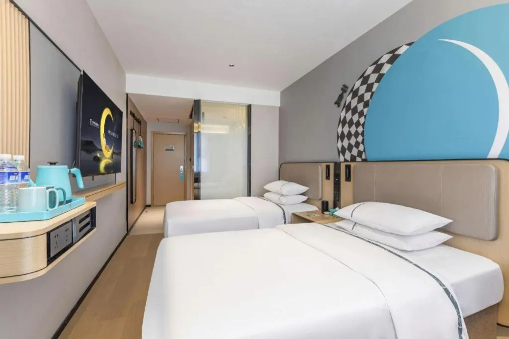 Bed in City Comfort Inn Wuhan Jianghan Road Liuduqiao Metro Station