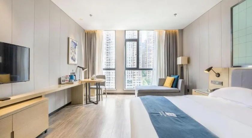 Bed in Echarm Hotel An'xi Hengxing Coach Station