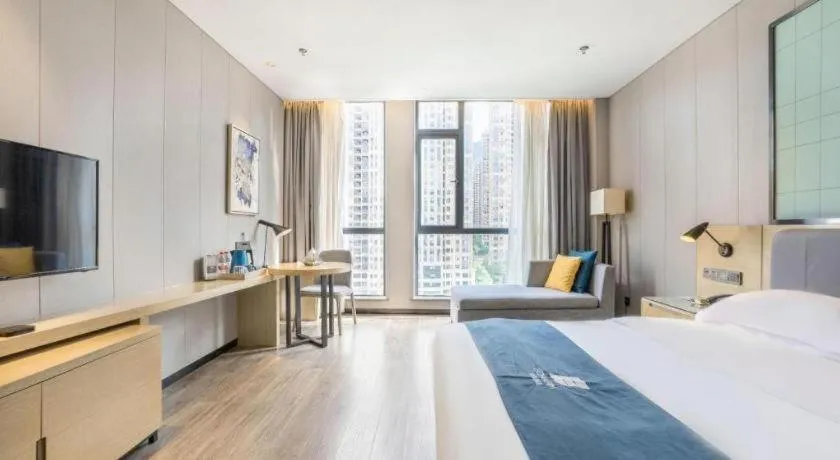 Bed in Echarm Hotel An'xi Hengxing Coach Station