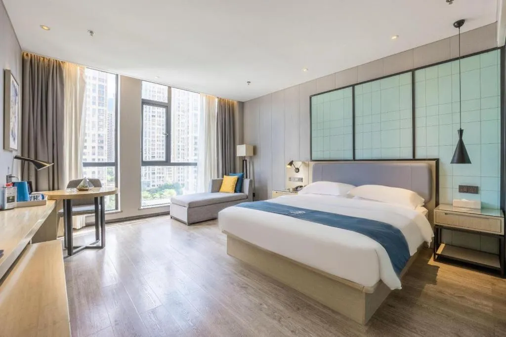 Bed in Echarm Hotel An'xi Hengxing Coach Station