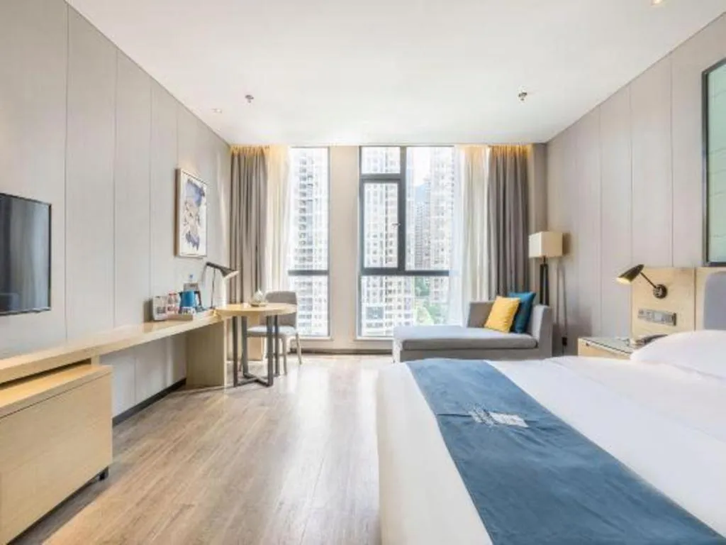 Bed in Echarm Hotel An'xi Hengxing Coach Station