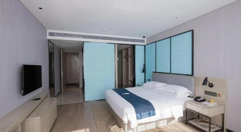 Bed in Echarm Hotel An'xi Hengxing Coach Station