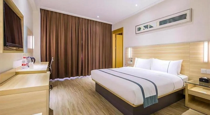 Bed in City Comfort Inn Hankou Railway Station Tangjiadun Wanda Plaza