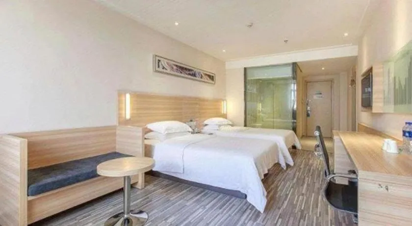 Bed in City Comfort Inn Hankou Railway Station Tangjiadun Wanda Plaza