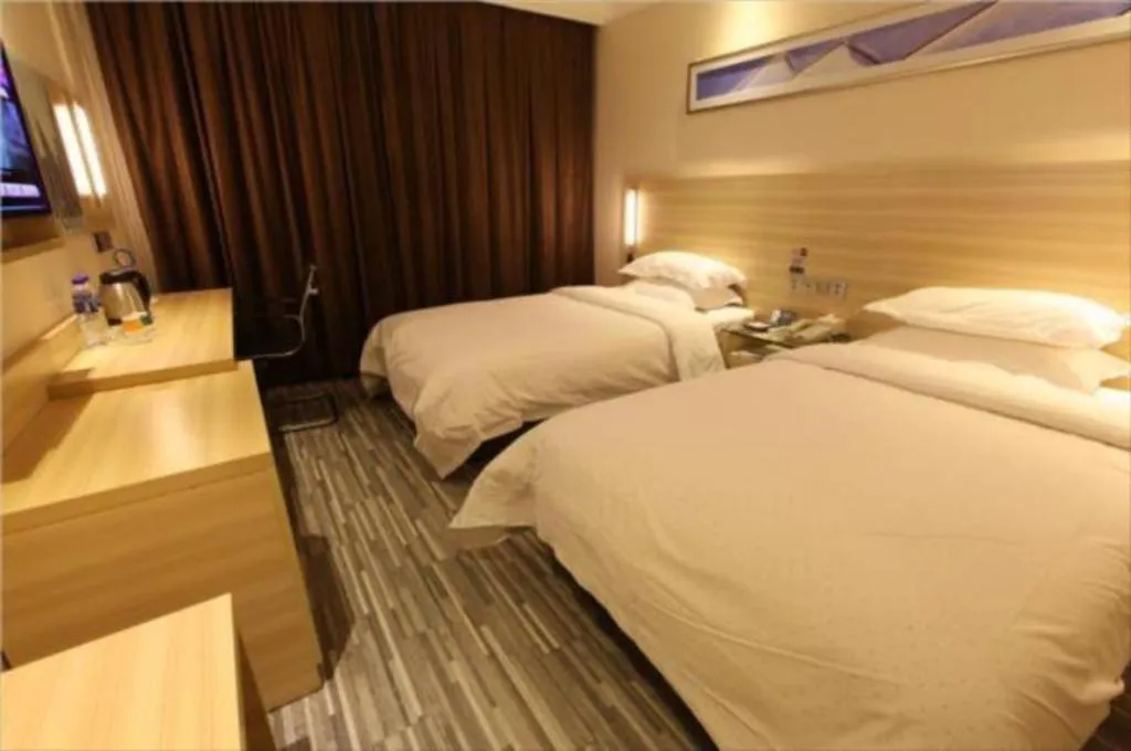 Bed in City Comfort Inn Hankou Railway Station Tangjiadun Wanda Plaza
