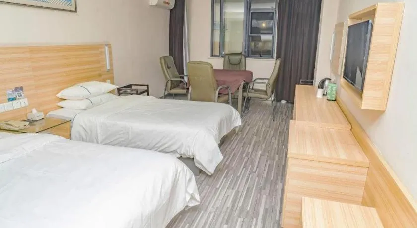 Bed in City Comfort Inn Hankou Railway Station Tangjiadun Wanda Plaza