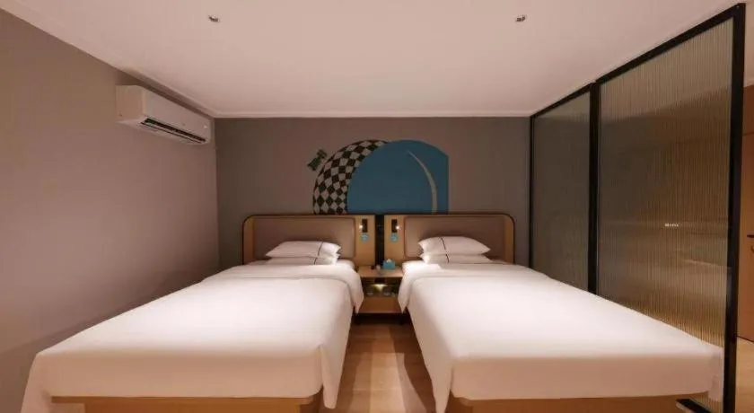 Bed in City Comfort Inn Wuhan Dream Times Jiedaokou