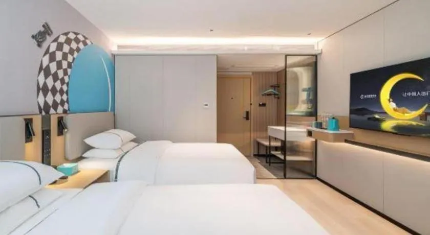 Bed in City Comfort Inn Guangzhou Tower Kecun Metro Station Dunhe