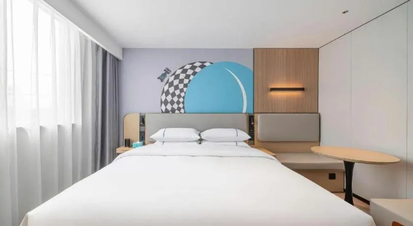 Bed in City Comfort Inn Guangzhou Tower Kecun Metro Station Dunhe