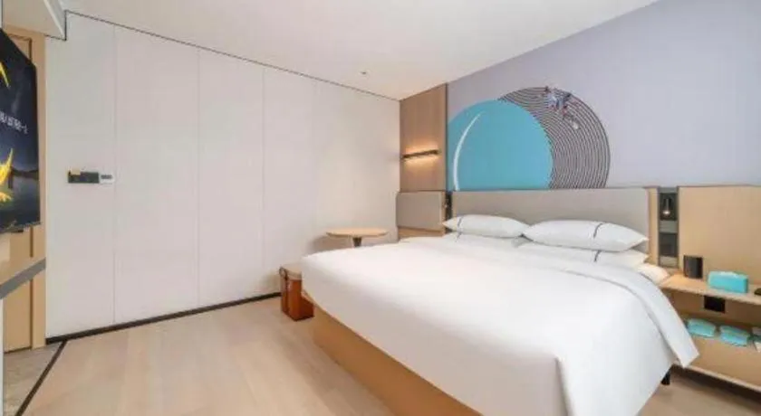 Bed in City Comfort Inn Guangzhou Tower Kecun Metro Station Dunhe