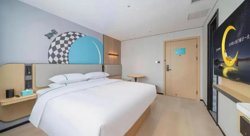 Bed in City Comfort Inn Guangzhou Tower Kecun Metro Station Dunhe