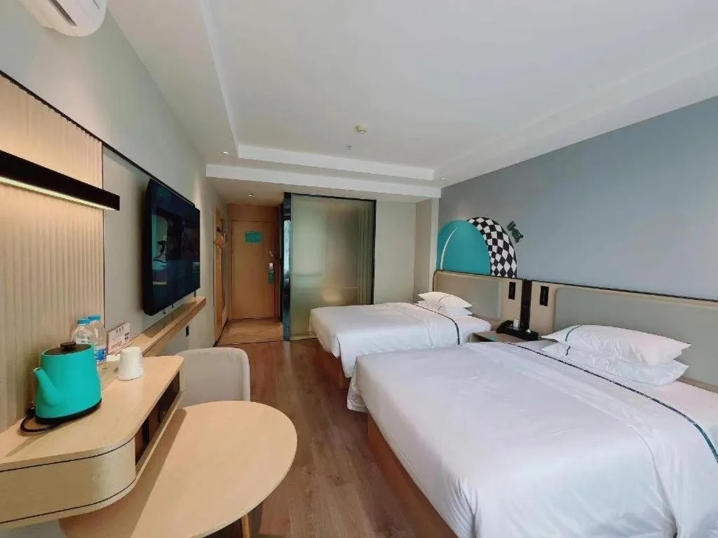 Bed in City Comfort Inn Guangzhou Tower Kecun Metro Station Dunhe