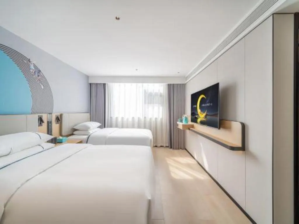 Bed in City Comfort Inn Guangzhou Tower Kecun Metro Station Dunhe