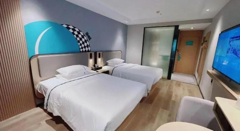 Bed in City Comfort Inn Guangzhou Tower Kecun Metro Station Dunhe