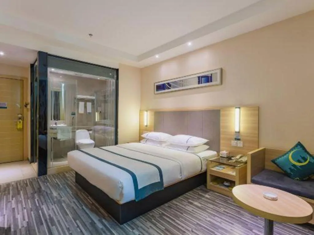 Bed in City Comfort Inn Guangzhou Tower Kecun Metro Station Dunhe