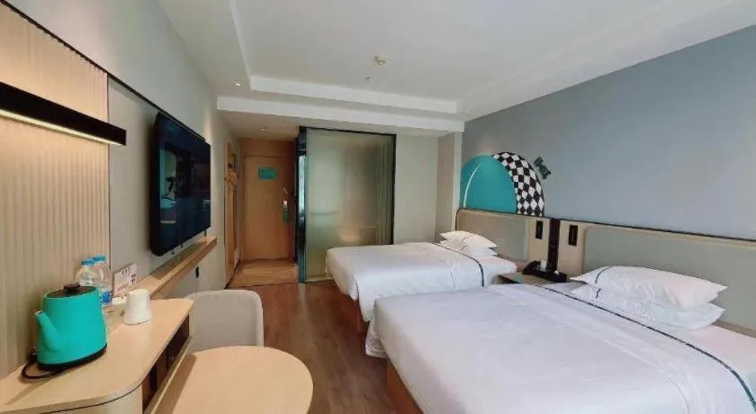 Bed in City Comfort Inn Guangzhou Tower Kecun Metro Station Dunhe