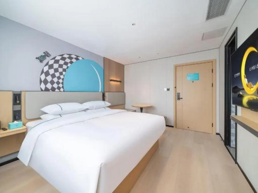 Bed in City Comfort Inn Guangzhou Tower Kecun Metro Station Dunhe