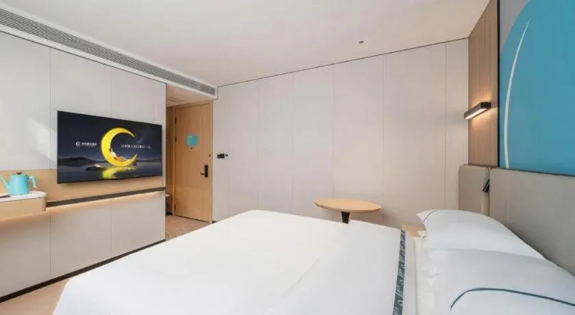 Bed in City Comfort Inn Guangzhou Tower Kecun Metro Station Dunhe
